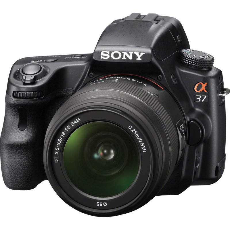Sony Alpha SLT-A37 16.1 MP Exmor APS HD CMOS Sensor DSLR Camera with 18-55mm Zoom Lens Kit