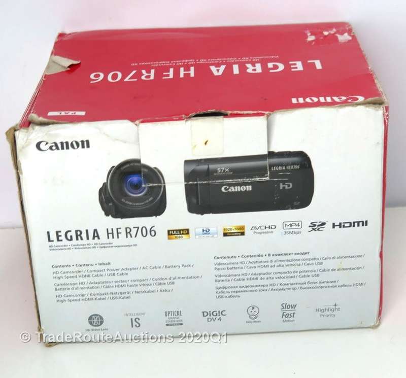 Canon LEGRIA HF R706 High Definition Camcorder (32x Optical 1140x Digital Zoom) 3-Inch Touch LCD