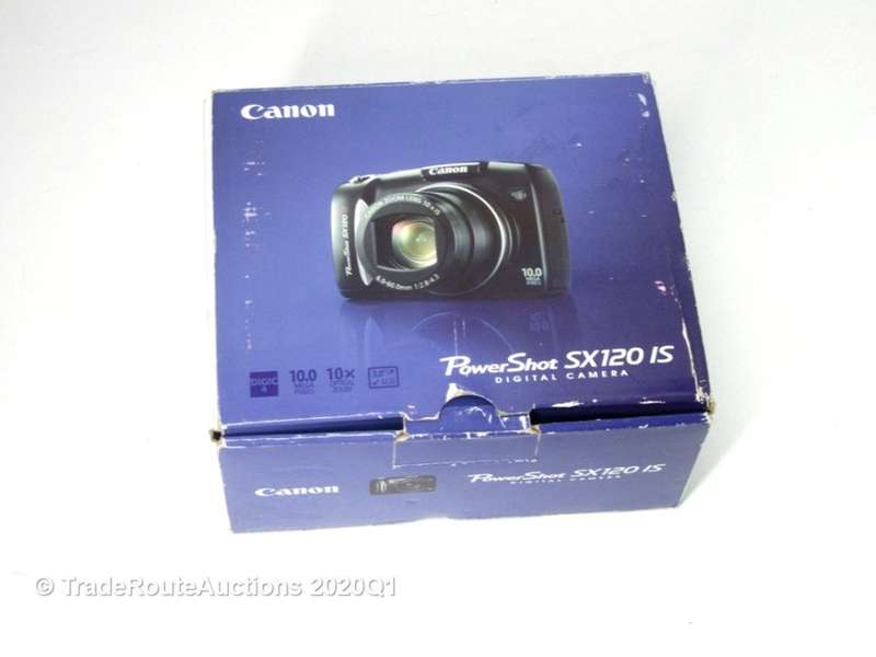 Canon Powershot SX120 IS (IMAGE STABILIZER) [Black] 10MP Digital Compact Camera 10x Zoom Lens