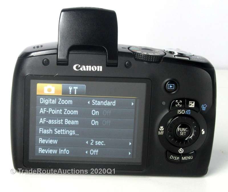Canon Powershot SX120 IS (IMAGE STABILIZER) [Black] 10MP Digital Compact Camera 10x Zoom Lens