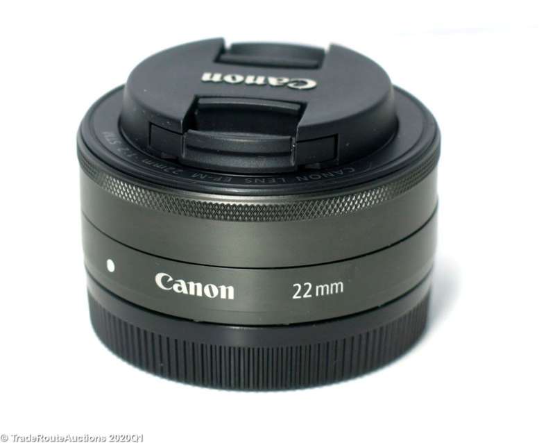 Canon EF-M 22mm f2 STM Lens (Graphite) for Eos M