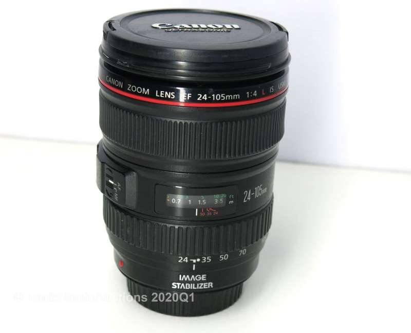 CANON EF 24-105mm F4L IS USM IMAGE STABILIZER ULTRASONIC ZOOM Lens for CANON Digital SLR Cameras
