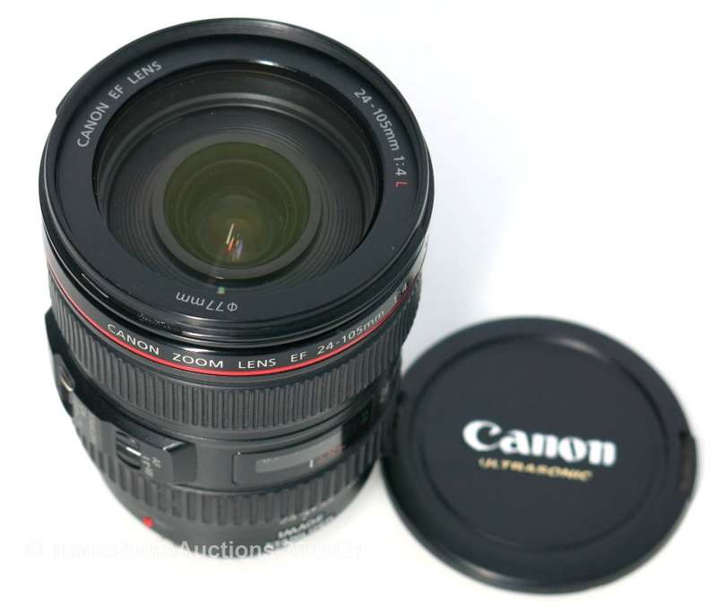 CANON EF 24-105mm F4L IS USM IMAGE STABILIZER ULTRASONIC ZOOM Lens for CANON Digital SLR Cameras