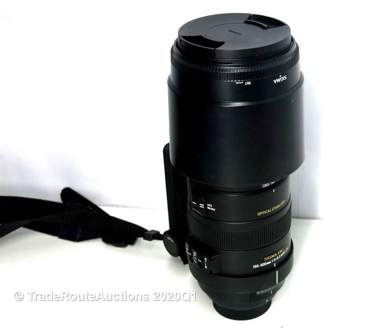 SIGMA 150-500mm F5-6.3 APO DG OS (OPTICAL STABILIZER) ZOOM Lens for NIKON DSLR Cameras