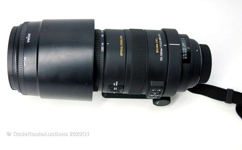 SIGMA 150-500mm F5-6.3 APO DG OS (OPTICAL STABILIZER) ZOOM Lens for NIKON DSLR Cameras