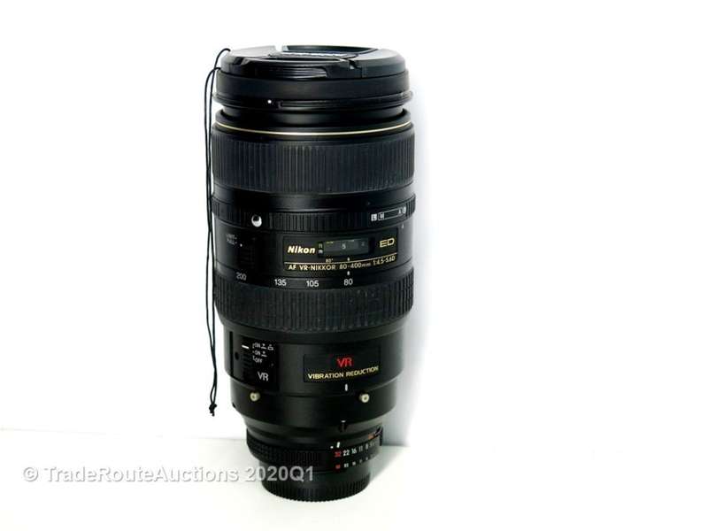 Nikon 80-400mm f4.5-5.6D ED AF VR Zoom Lens for Nikon Digital SLR Cameras