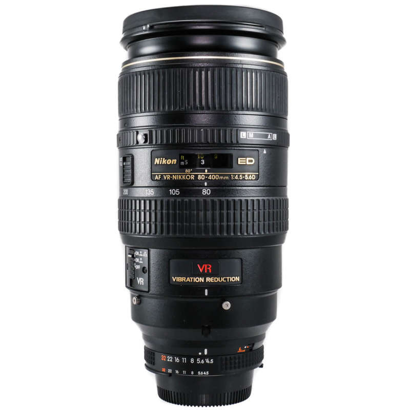 Nikon 80-400mm f4.5-5.6D ED AF VR Zoom Lens for Nikon Digital SLR Cameras