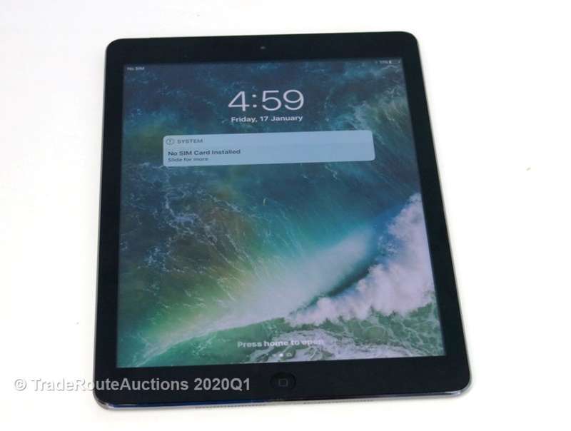 BOXED -IPAD AIR | 16GB | 4G CELLULAR | WiFi | MD791HC/A | SPACE GREY | APPLE  ***  RETINA DISPLAY  *