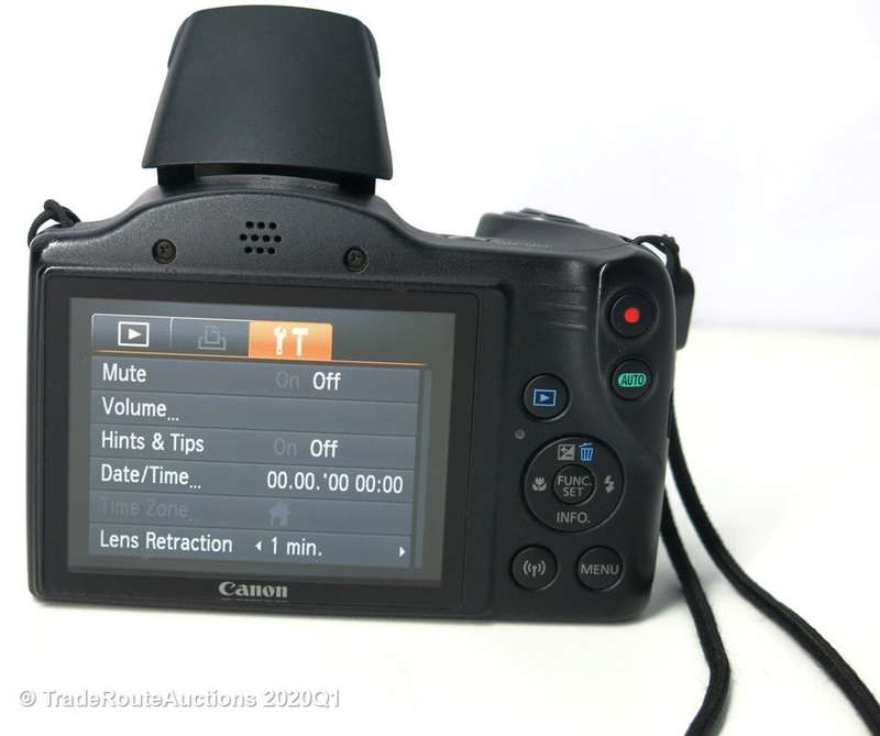 Canon PowerShot SX430 IS Built-in Wi-Fi / NFC Black Digital Camera 20.0MP 45X ZOOM