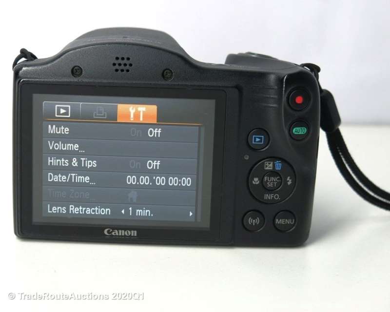 Canon PowerShot SX430 IS Built-in Wi-Fi / NFC Black Digital Camera 20.0MP 45X ZOOM