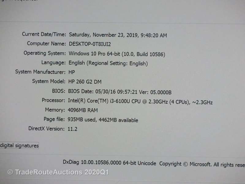 HP 260 G2 DM DESKTOP MINI PC | CORE i3 6100U 6th Gen 2.3GHz | 4GB RAM | 500GB HDD | DESKTOP PC