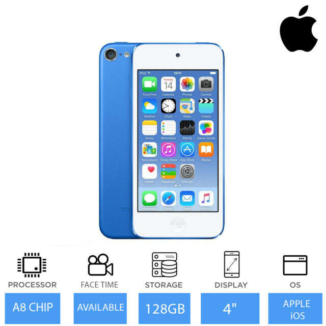 APPLE iPod Touch MKWP2BT/A | 128GB | A1574 | 6TH GEN | Blue