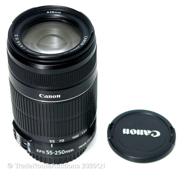 Canon EF-S 55-250m IS (Image Stabilizer) Mark ii Lens for Canon DSLR Cameras