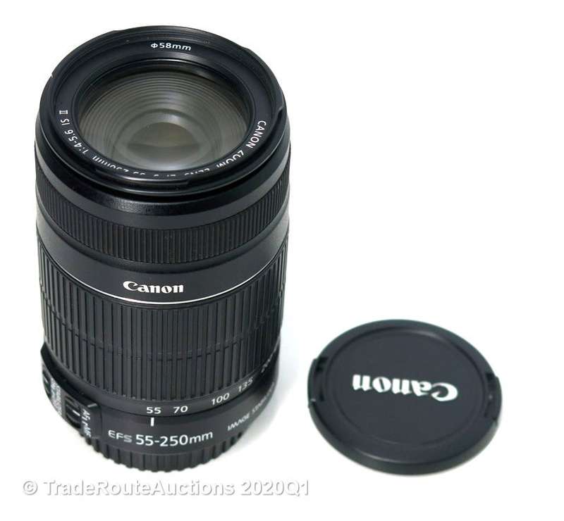 Canon EF-S 55-250m IS (Image Stabilizer) Mark ii Lens for Canon DSLR Cameras