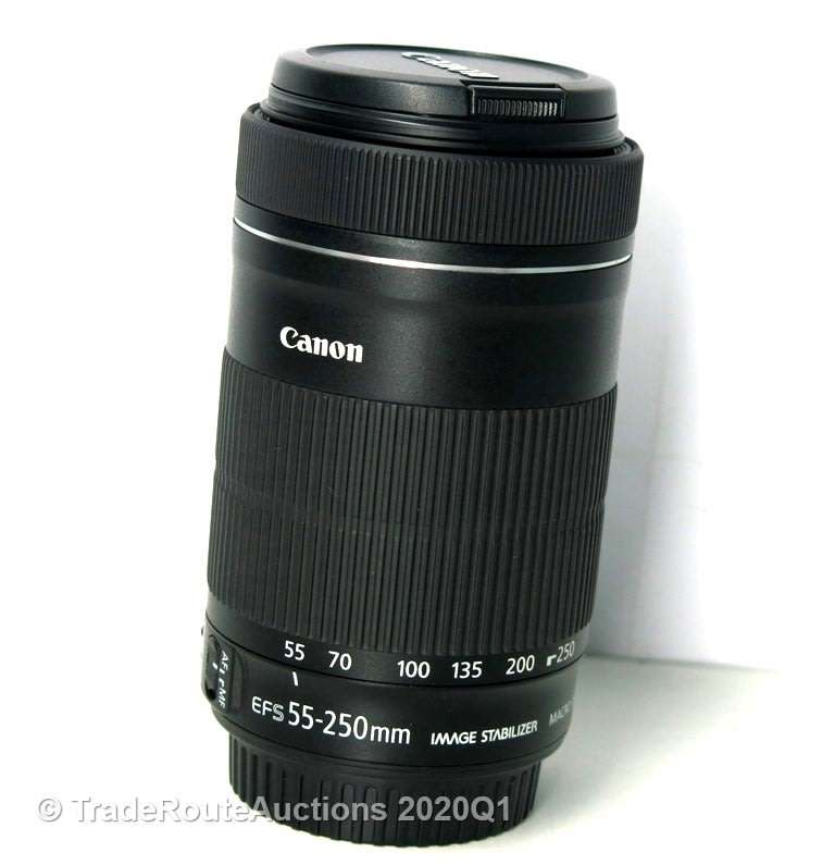 Canon EF-S 55-250m IS (Image Stabilizer) STM  Lens for Canon DSLR Cameras