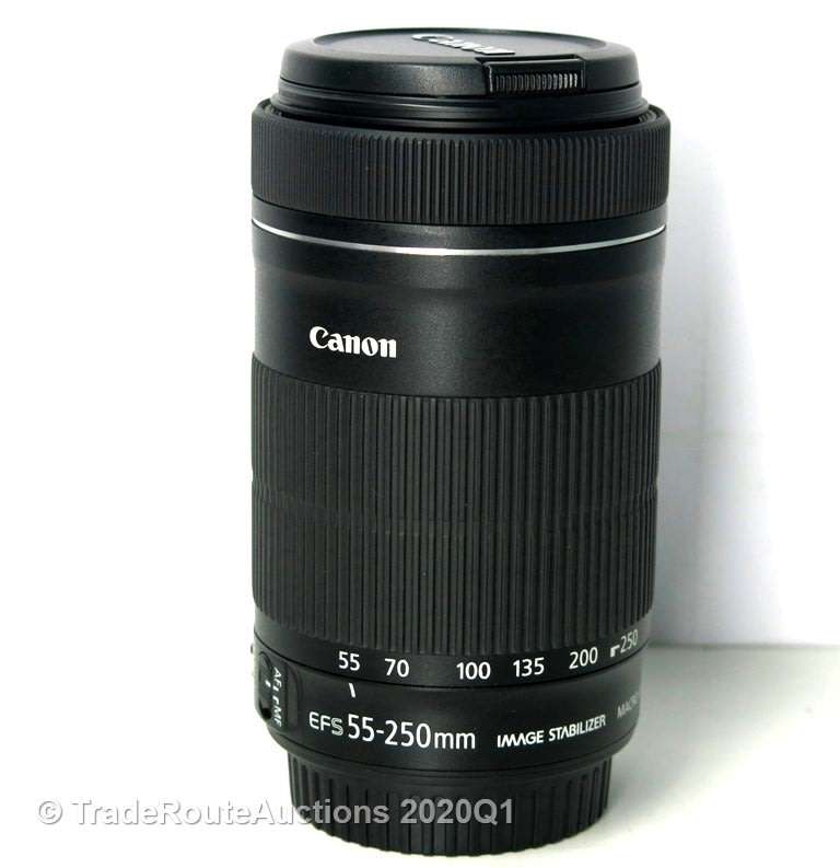 Canon EF-S 55-250m IS (Image Stabilizer) STM  Lens for Canon DSLR Cameras