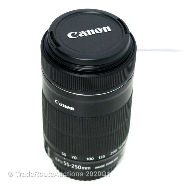 Canon EF-S 55-250m IS (Image Stabilizer) STM  Lens for Canon DSLR Cameras