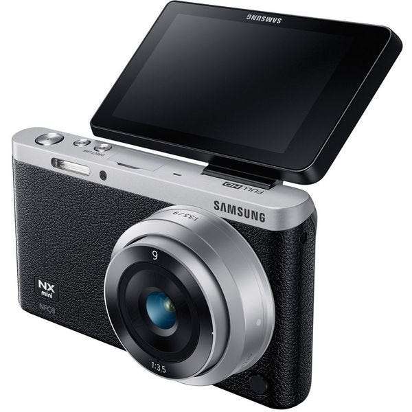 Samsung NX Mini Mirrorless ULTRASLIM 20.5MP Camera with 9mm Lens
