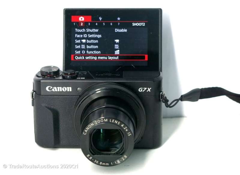 Canon PowerShot G7X MK II Digital Camera (20.1 MP, 4.2x Zoom) BUILT IN WIFI FLIP LCD