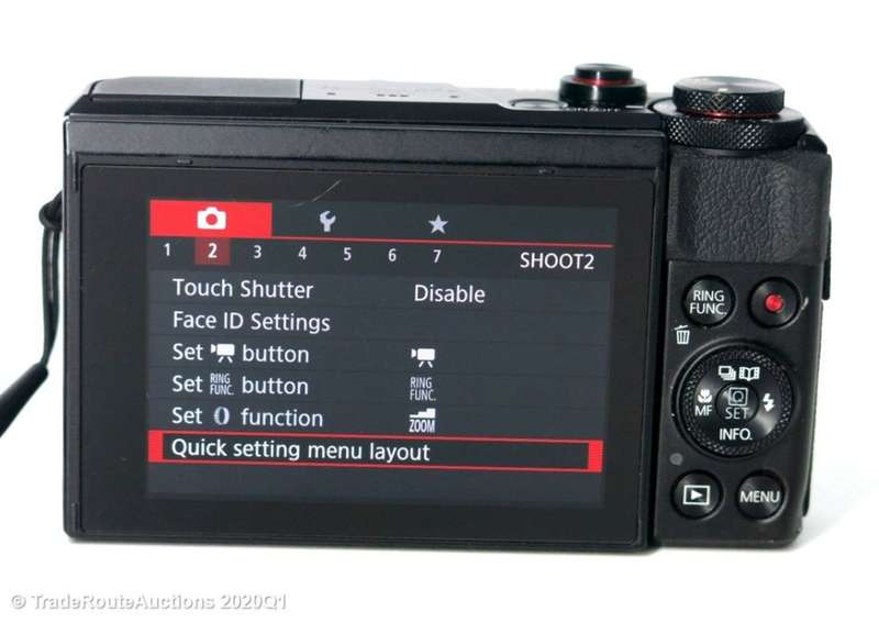 Canon PowerShot G7X MK II Digital Camera (20.1 MP, 4.2x Zoom) BUILT IN WIFI FLIP LCD