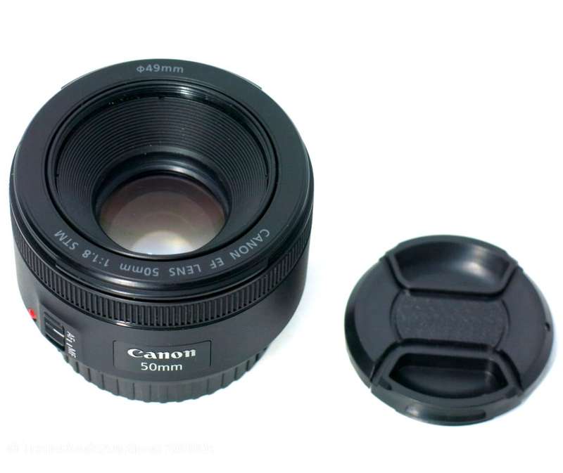 Canon EF 50mm f/1.8 STM Lens for Canon DSLR Cameras