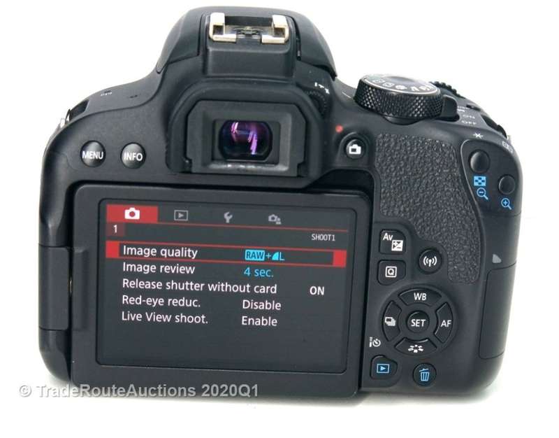 Canon EOS 800D DIGITAL SLR CAMERA KIT WITH 18-55MM IS STM LENS | 24.2 MP FULL HD | WIFI