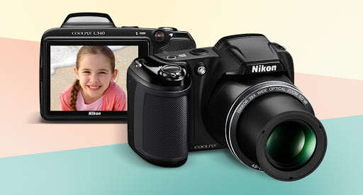 Nikon CoolPix L340 | 20 MegaPixels Digital Camera | 28x Optical Zoom HD | (Black)