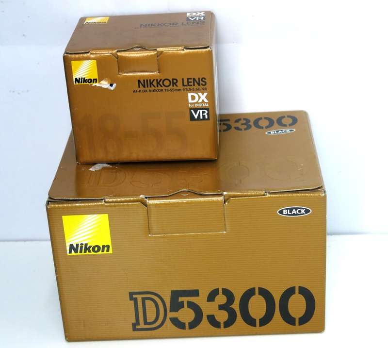 NIKON D5300 DSLR CAMERA BODY [ WiFi & GPS] - [ 24.2 MP ] - [ DX ] WITH 18-55 VR II Lens Kit