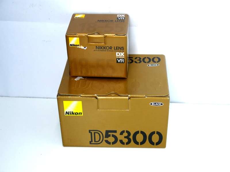 NIKON D5300 DSLR CAMERA BODY [ WiFi & GPS] - [ 24.2 MP ] - [ DX ] WITH 18-55 VR II Lens Kit