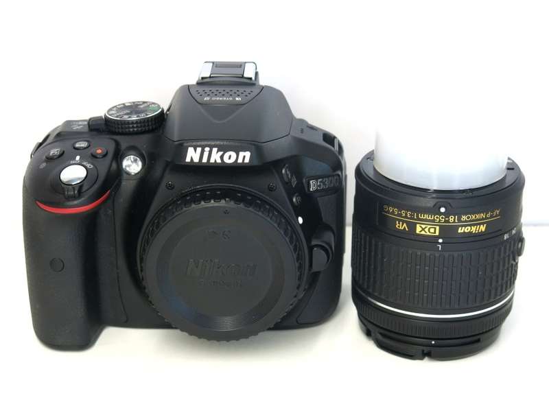 NIKON D5300 DSLR CAMERA BODY [ WiFi & GPS] - [ 24.2 MP ] - [ DX ] WITH 18-55 VR II Lens Kit