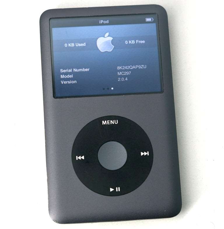 Apple IPod Classic 160GB [ MC297 ] *** 7th Generation **** IPOD 160GB BLACK 2.5" LCD Screen