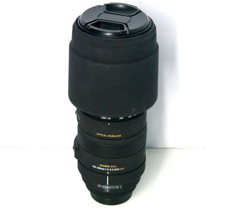 SIGMA 150-500mm F5-6.3 APO DG OS (OPTICAL STABILIZER) ZOOM Lens for SONY / MINOLTA DSLR Cameras