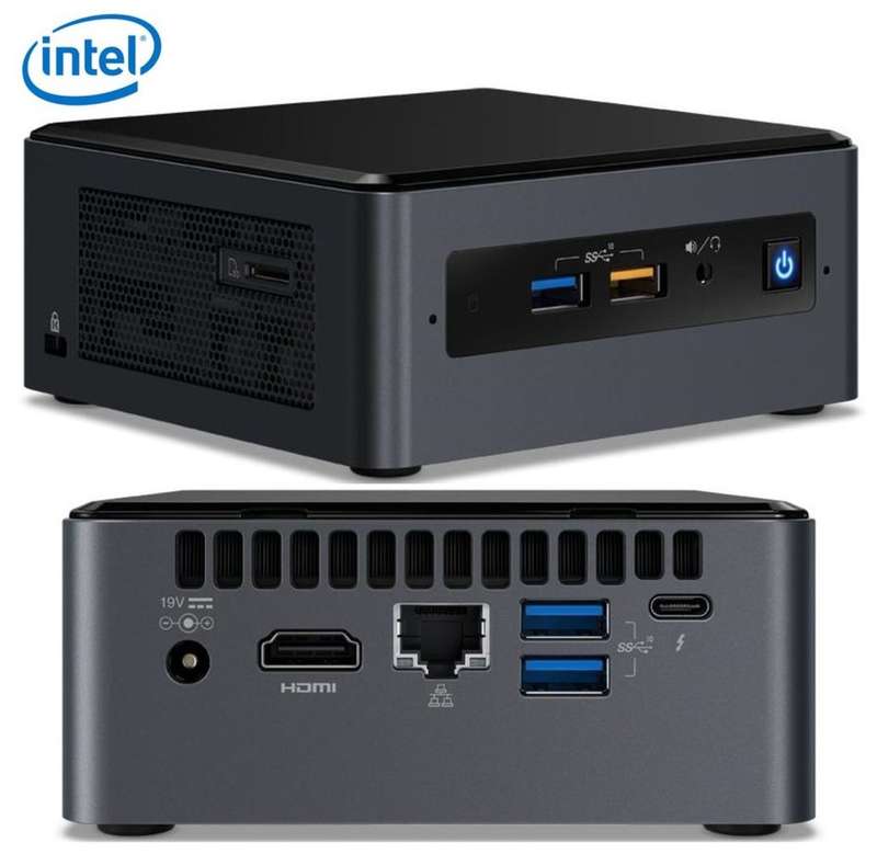 Intel NUC Mini-PC NUC7i5BNH | CORE i5 7260U 7th Gen 2.2GHz | 8GB RAM | 500GB HDD