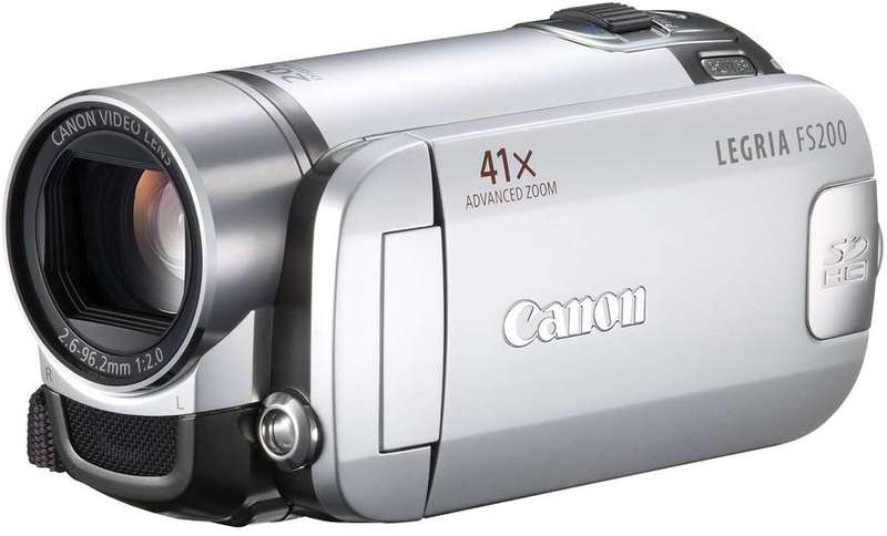 Canon LEGRIA FS200 Camcorder (41x Optical Zoom) 2000X Digital Zoom Handycam Camcorder
