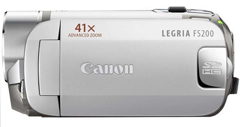 Canon LEGRIA FS200 Camcorder (41x Optical Zoom) 2000X Digital Zoom Handycam Camcorder