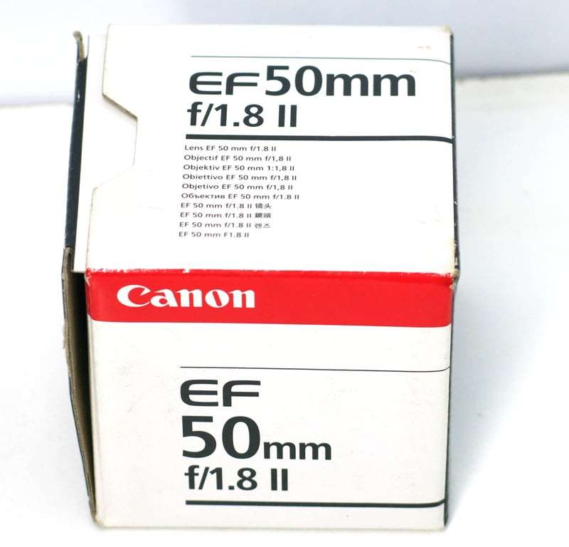 Canon EF 50mm f/1.8 II Lens - Fits Canon Cameras