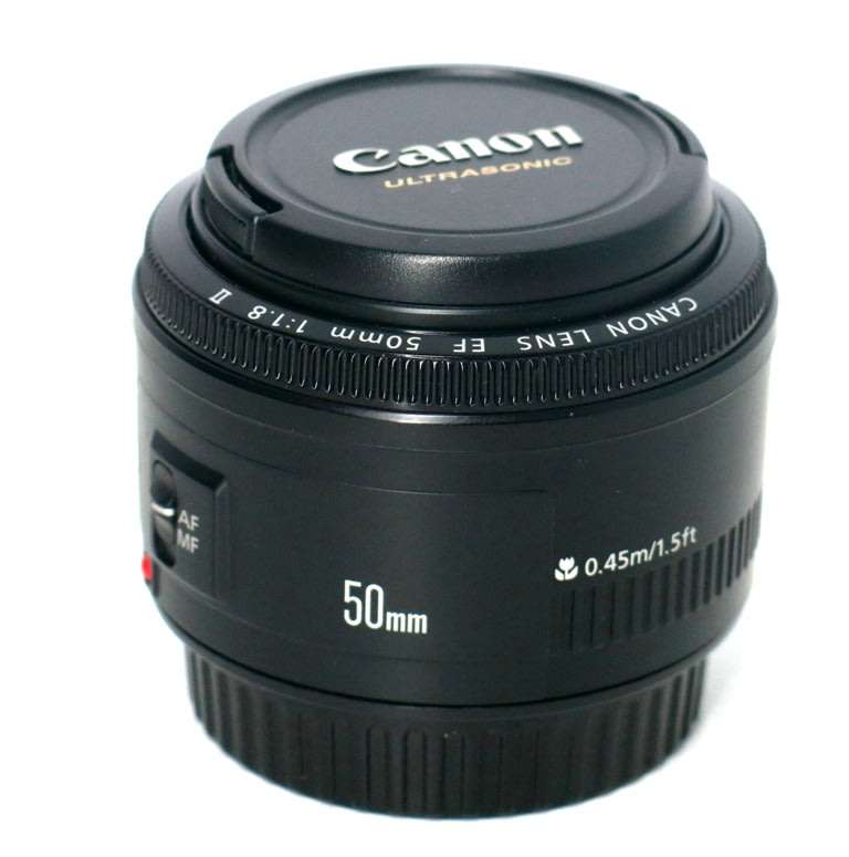 Canon EF 50mm f/1.8 II Lens - Fits Canon Cameras
