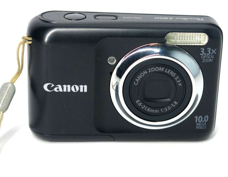 Canon Powershot A800 10 MP Digital Camera with 3.3x Optical Zoom (Black)
