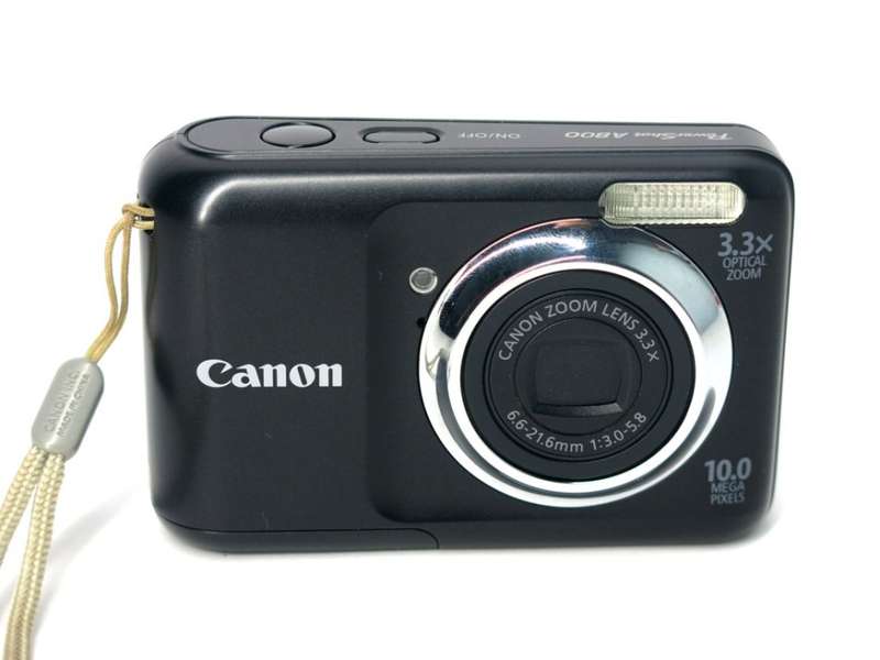 Canon Powershot A800 10 MP Digital Camera with 3.3x Optical Zoom (Black)
