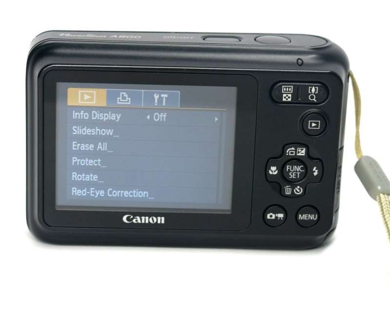 Canon Powershot A800 10 MP Digital Camera with 3.3x Optical Zoom (Black)