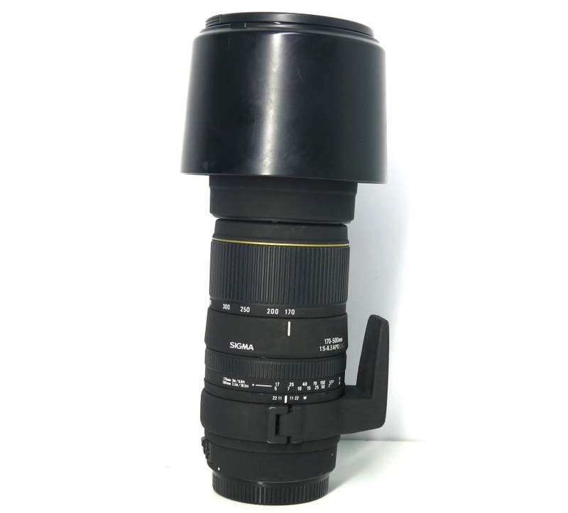 SIGMA 170-500mm F5-6.3 APO Aspherical Telephoto Zoom Lens for CANON - HUGE LENS
