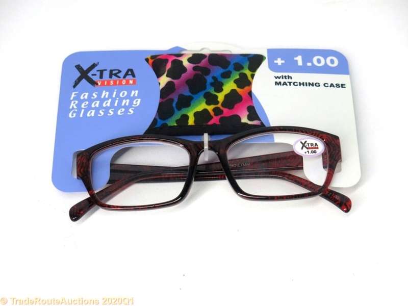 X-TRA VISION Fashion Reading Glasses - with matching case