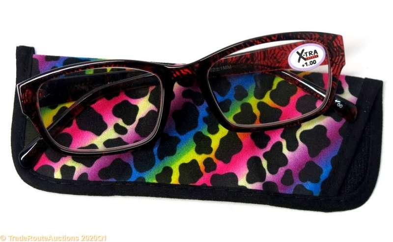 X-TRA VISION Fashion Reading Glasses - with matching case