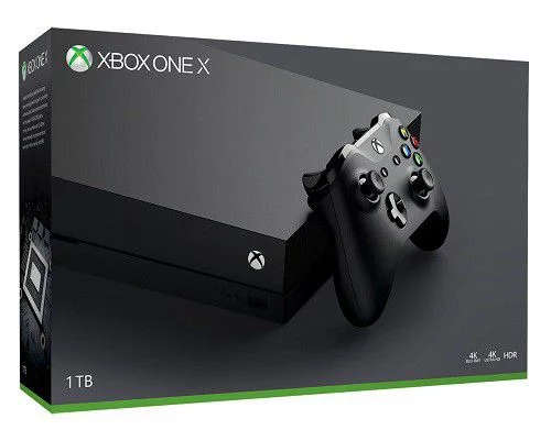 Microsoft Xbox One X 1TB Console (BLACK) Model 1787 + 1 Controller