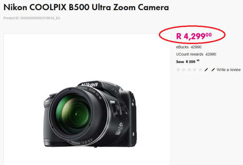 BRAND NEW - Nikon COOLPIX B500 Digital Camera | Full HD 1080p Video Recording at 30 fps