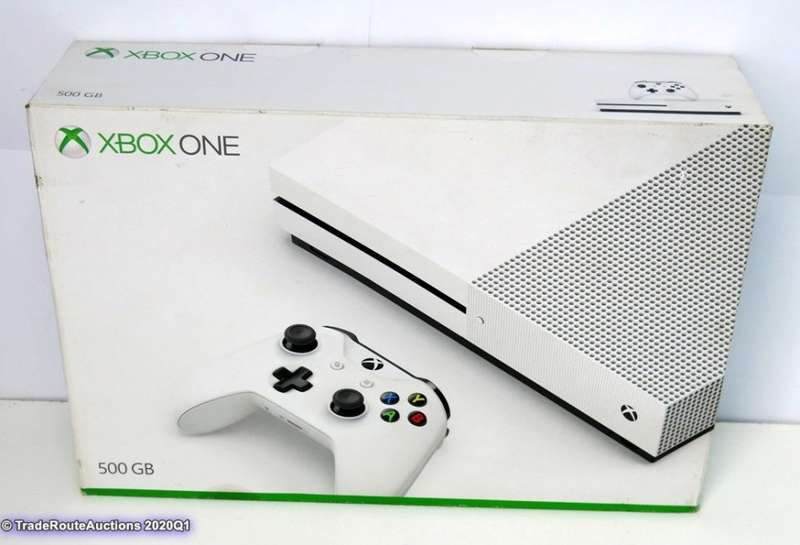 Microsoft Xbox One S 500GB Console (WHITE) Model 1681 + 1 Controller (WHITE)