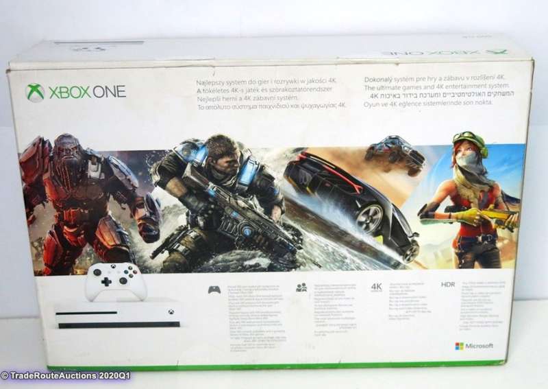 Microsoft Xbox One S 500GB Console (WHITE) Model 1681 + 1 Controller (WHITE)