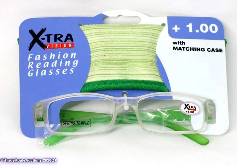 X-TRA VISION Fashion Reading Glasses - with matching case