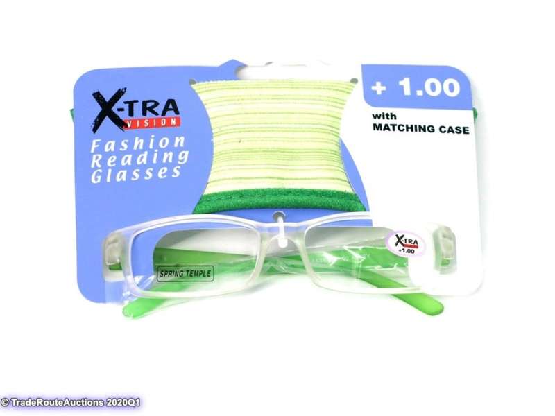 X-TRA VISION Fashion Reading Glasses - with matching case
