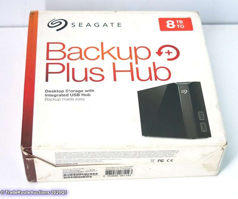 SEAGATE 8 TB Backup Plus Desktop Hard Drive Hub - 8TB External HDD